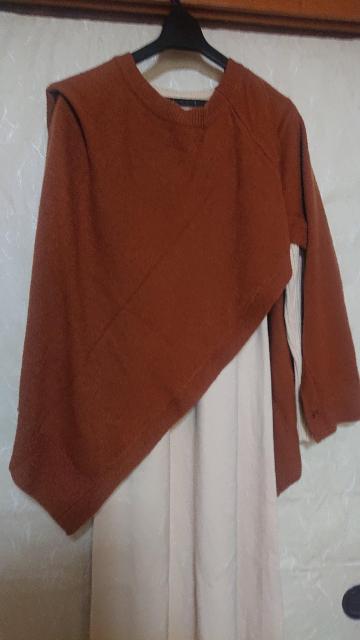 即決 新品未使用 apres jour clear アプレジュールクリア マルチウェイニットソー オレンジブラウン タグ無し < 女性ファッション  即決 新品未使用 apres jour clear アプレジュールクリア マルチウェイニットソー オレンジブラウン タグ無し < 女性ファッションの