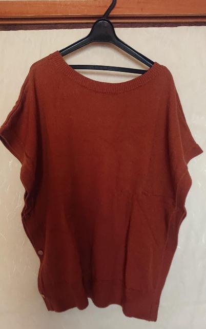 即決 新品未使用 apres jour clear アプレジュールクリア マルチウェイニットソー オレンジブラウン タグ無し < 女性ファッション  即決 新品未使用 apres jour clear アプレジュールクリア マルチウェイニットソー オレンジブラウン タグ無し < 女性ファッションの