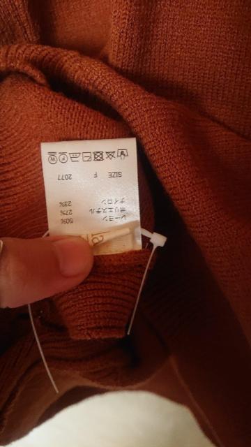 即決 新品未使用 apres jour clear アプレジュールクリア マルチウェイニットソー オレンジブラウン タグ無し < 女性ファッション  即決 新品未使用 apres jour clear アプレジュールクリア マルチウェイニットソー オレンジブラウン タグ無し < 女性ファッションの