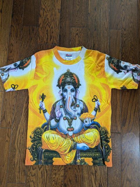 イラストTシャツ ガネーシャ 金運アップ 2枚纏め TATTOO < 男性ファッション  イラストTシャツ ガネーシャ 金運アップ 2枚纏め TATTOO  < 男性ファッションの