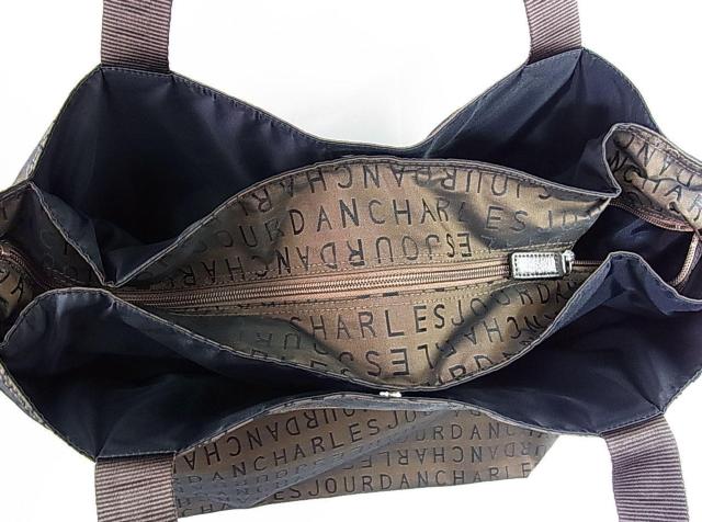 �����K�ɔ��V�������W�����_��CHARLES JOURDAN�@�S�ʃ��S�V�����_�[�g�[�g�o�b�N