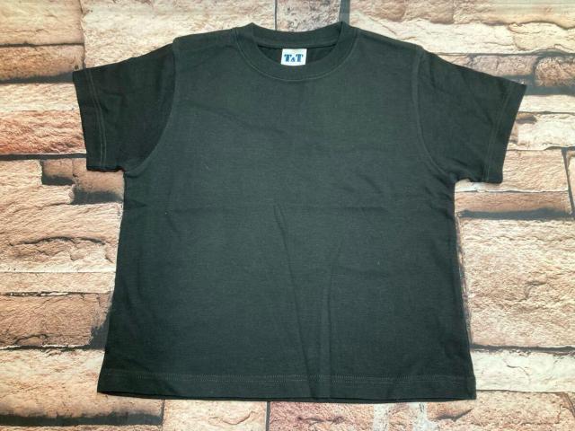 送料無料!サンプル品限定特価!【T&T】キッズ 綿100% ブラック半袖Tシャツ1枚 < キッズ/ベビー 送料無料!サンプル品限定特価!【T&T】キッズ 綿100% ブラック半袖Tシャツ1枚 < キッズ/ベビーの