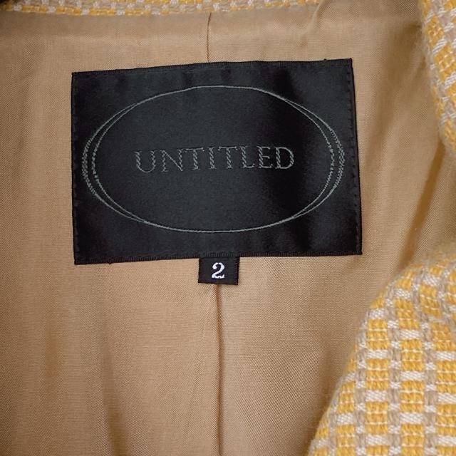 UNTITLED アンタイトル アンゴラ混 ウール ロングコート M N2m < ブランド UNTITLED アンタイトル アンゴラ混 ウール ロングコート M N2m < ブランドの