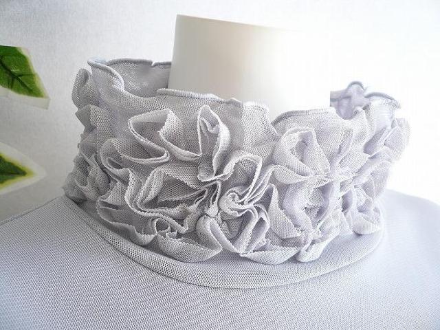 新品 8527 ML 花モチーフ ハイネック ブラウス 春 夏 秋 グレー メッシュ カットソー 袖花モチーフ 長袖 上品 < 女性ファッション 新品 8527 ML 花モチーフ ハイネック ブラウス 春 夏 秋 グレー メッシュ カットソー 袖花モチーフ 長袖 上品 < 女性ファッションの