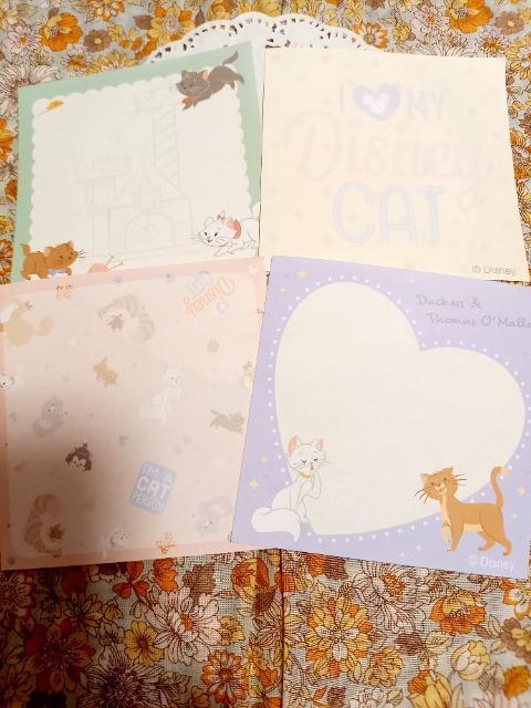 お裾分け☆ディズニーメモ4柄4枚☆ < インテリア/ライフ お裾分け☆ディズニーメモ4柄4枚☆ < インテリア/ライフの