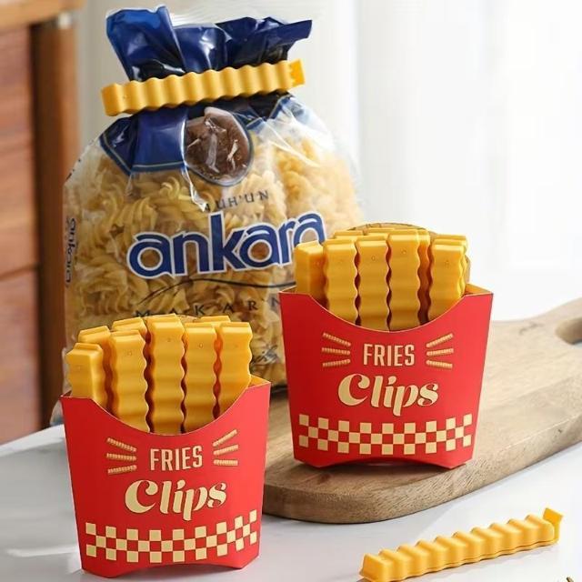超お買い得490円★フライドポテト型シールクリップ&スナック収納ボックス12個セット - キッチンの鮮度保持、冷蔵庫整理 < インテリア/ライフ 超お買い得490円★フライドポテト型シールクリップ&スナック収納ボックス12個セット - キッチンの鮮度保持、冷蔵庫整理 < インテリア/ライフの