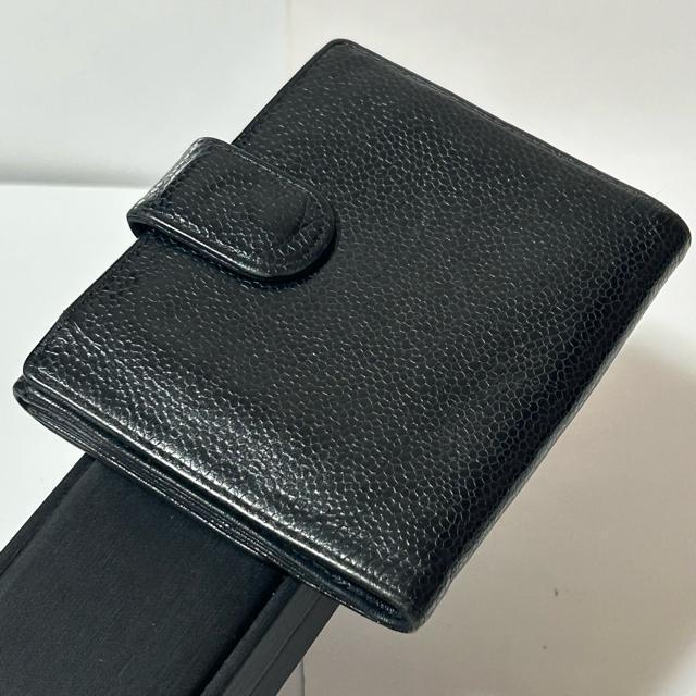 CHANEL �V���l�� 7120306 �R�R�}�[�N �L���r�A�X�L�� ��܂� ���z �E�H���b�g ���K���� �u���b�N �� �u�����h�� 