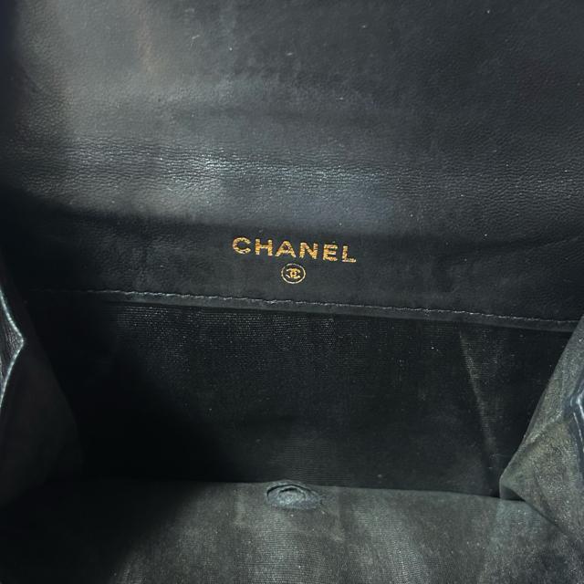 CHANEL �V���l�� 7120306 �R�R�}�[�N �L���r�A�X�L�� ��܂� ���z �E�H���b�g ���K���� �u���b�N �� �u�����h�� 