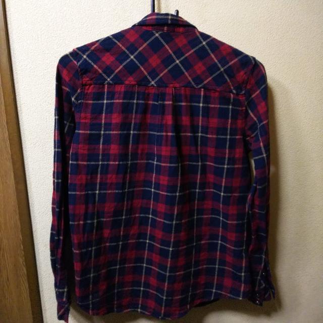 フォーエバー21★USED★ピラミッドスタッズ付チェックシャツ < ブランド  フォーエバー21★USED★ピラミッドスタッズ付チェックシャツ < ブランドの