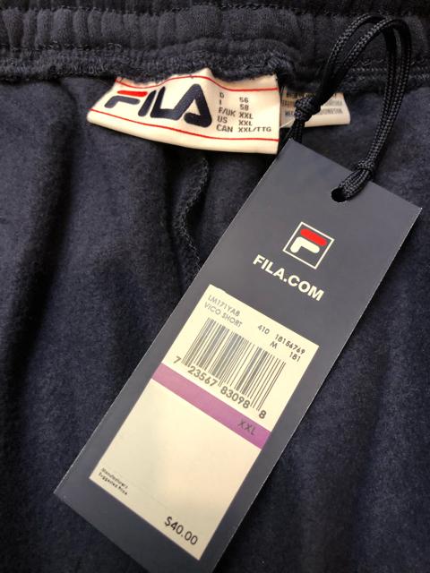 FILA  フィラ   スウェットハーフパンツ  厚手  大きいsize2XL < 男性ファッション  FILA  フィラ   スウェットハーフパンツ  厚手  大きいsize2XL < 男性ファッションの