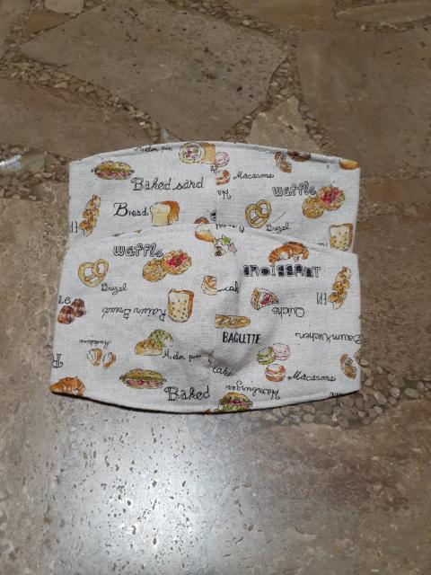 ハンドメイド・子供用マスクカバー・パン柄・2枚セット < キッズ/ベビー  ハンドメイド・子供用マスクカバー・パン柄・2枚セット  < キッズ/ベビーの