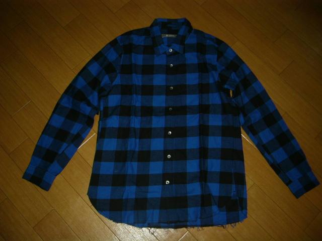 新品 ナノユニバース nano・universe チェックシャツ S青黒 長袖 < ブランド 新品 ナノユニバース nano・universe チェックシャツ S青黒 長袖 < ブランドの