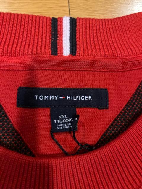TOMMY HILFIGER 綿素材セーター大きいsize XXL タータンチェック赤 トミーヒルフィガー < 男性ファッション TOMMY HILFIGER 綿素材セーター大きいsize XXL タータンチェック赤 トミーヒルフィガー < 男性ファッションの