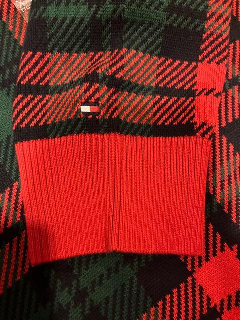 TOMMY HILFIGER 綿素材セーター大きいsize XXL タータンチェック赤 トミーヒルフィガー < 男性ファッション TOMMY HILFIGER 綿素材セーター大きいsize XXL タータンチェック赤 トミーヒルフィガー < 男性ファッションの