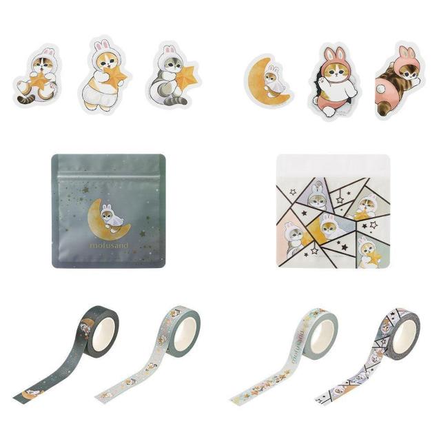 モフサンド ステッカーセット モフサンド一番くじ うさにゃん < アニメ/コミック/キャラクター モフサンド ステッカーセット モフサンド一番くじ うさにゃん < アニメ/コミック/キャラクターの