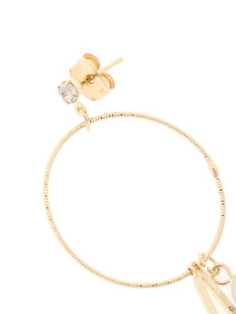 DaTuRaダチュラ【新品】ランダムスティックフープモテピアス●金ゴールド●ロングピアス パール ビジュー < ブランド  DaTuRaダチュラ【新品】ランダムスティックフープモテピアス●金ゴールド●ロングピアス パール ビジュー < ブランドの