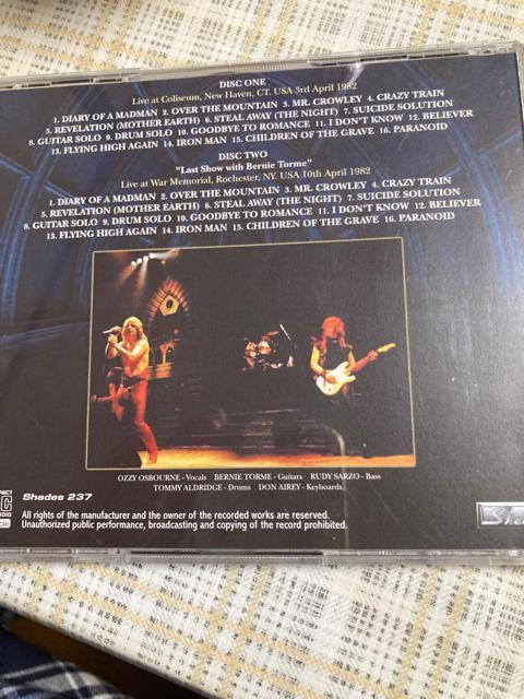 【オジー追悼】輸入盤2枚組 OZZY OSBOURNE - LAST STAND WITH TORME < CD/DVD/ビデオ  【オジー追悼】輸入盤2枚組 OZZY OSBOURNE - LAST STAND WITH TORME < CD/DVD/ビデオの