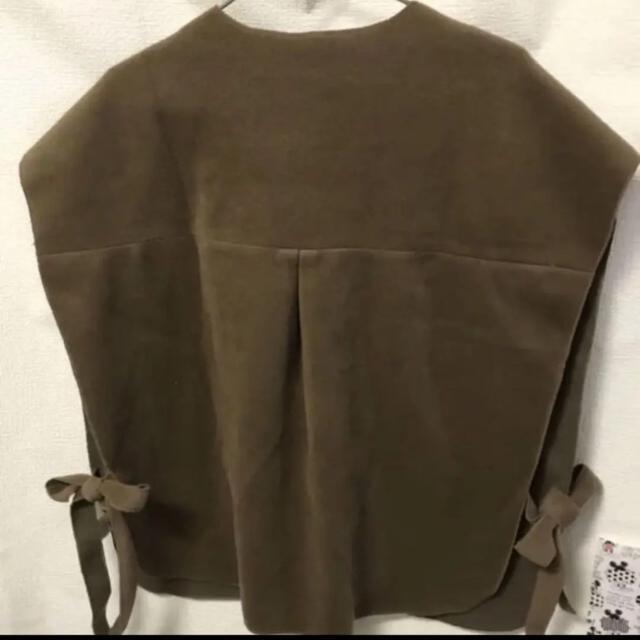 Chillfar ベスト レディース ポンチョ風 サイドリボン チルファー < 女性ファッション  Chillfar ベスト レディース ポンチョ風 サイドリボン チルファー < 女性ファッションの
