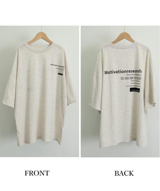 送料無料 新品 オーバーサイズ 英文字ロゴ 半袖Tシャツ < 女性ファッション  送料無料 新品 オーバーサイズ 英文字ロゴ 半袖Tシャツ < 女性ファッションの