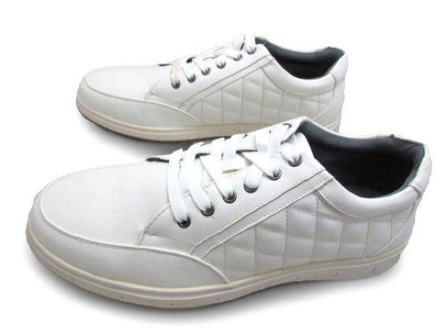 1円~C233新品AAAローカット/キルティングレースアップスニーカー24.5a白♂ < 男性ファッション 1円~C233新品AAAローカット/キルティングレースアップスニーカー24.5a白♂ < 男性ファッションの