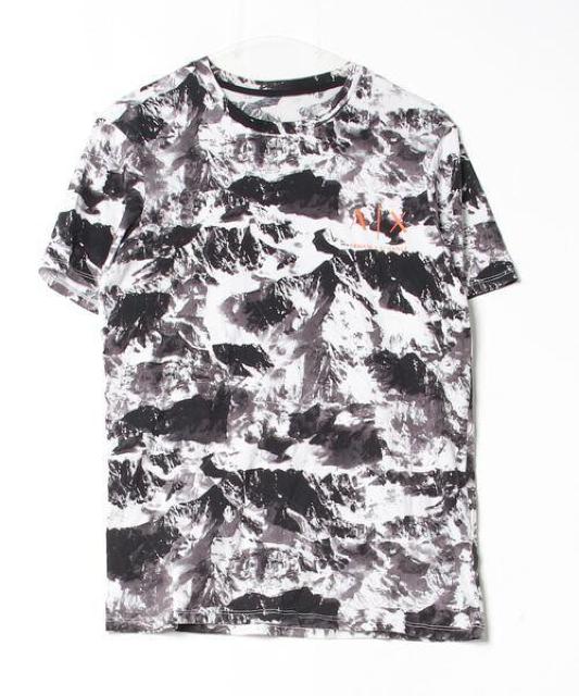 ☆ARMANI EXCHANGE アルマーニ エクスチェンジ 総柄 ロゴ Tシャツ 半袖/メンズ/S < ブランド ☆ARMANI EXCHANGE アルマーニ エクスチェンジ 総柄 ロゴ Tシャツ 半袖/メンズ/S < ブランドの