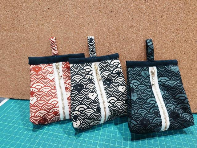 ハンドメイド 和柄猫ポーチA < 女性ファッション  ハンドメイド 和柄猫ポーチA < 女性ファッションの