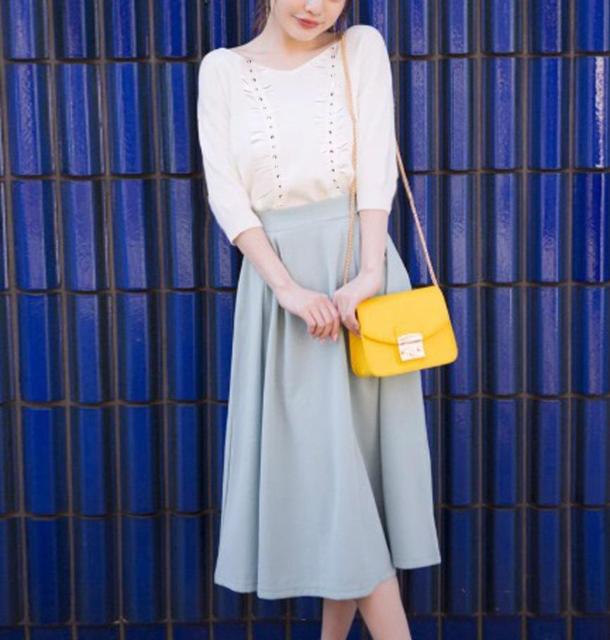 ビバユー VIVAYOU/ ビジュー シャーリング 7分袖 Vネック カットソー キナリ 春夏 < ブランド ビバユー VIVAYOU/ ビジュー シャーリング 7分袖 Vネック カットソー キナリ 春夏 < ブランドの