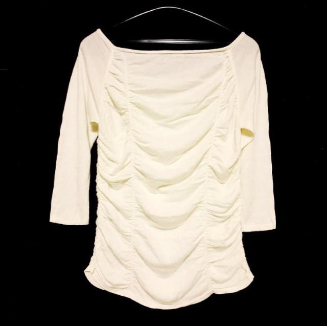 ビバユー VIVAYOU/ ビジュー シャーリング 7分袖 Vネック カットソー キナリ 春夏 < ブランド ビバユー VIVAYOU/ ビジュー シャーリング 7分袖 Vネック カットソー キナリ 春夏 < ブランドの