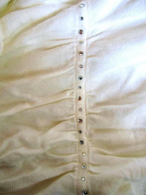 ビバユー VIVAYOU/ ビジュー シャーリング 7分袖 Vネック カットソー キナリ 春夏 < ブランド ビバユー VIVAYOU/ ビジュー シャーリング 7分袖 Vネック カットソー キナリ 春夏 < ブランドの