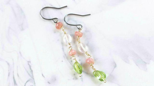 14kgf*春花のピアス* 17006 < 女性アクセサリー/時計  14kgf*春花のピアス* 17006  < 女性アクセサリー/時計の