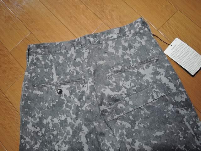 新品Johnbullジョンブル迷彩柄パンツS灰系スラックス < ブランド  新品Johnbullジョンブル迷彩柄パンツS灰系スラックス < ブランドの