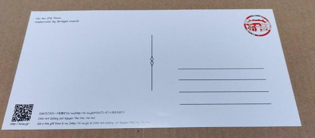 ベトナム Hoi An ホイアン 街図 ポストカード < ホビー  ベトナム Hoi An ホイアン 街図 ポストカード < ホビーの