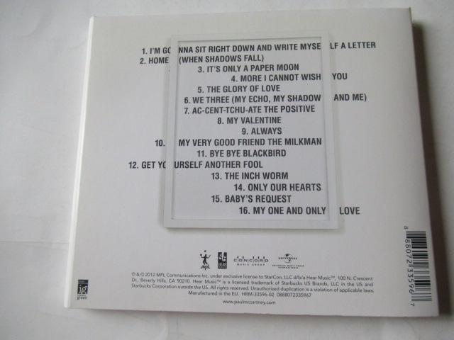 ポール・マッカートニー CD 「 Kisses On The Bottom 」 ポールの写真カード3枚付属  16曲入り  輸入盤 < CD/DVD/ビデオ  ポール・マッカートニー CD 「 Kisses On The Bottom 」 ポールの写真カード3枚付属  16曲入り  輸入盤 < CD/DVD/ビデオの