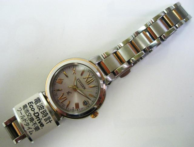 ほぼ未使用シチズンXC電波時計エコドライブ ES9434-53W ピンクゴールド < ブランド  ほぼ未使用シチズンXC電波時計エコドライブ ES9434-53W ピンクゴールド < ブランドの