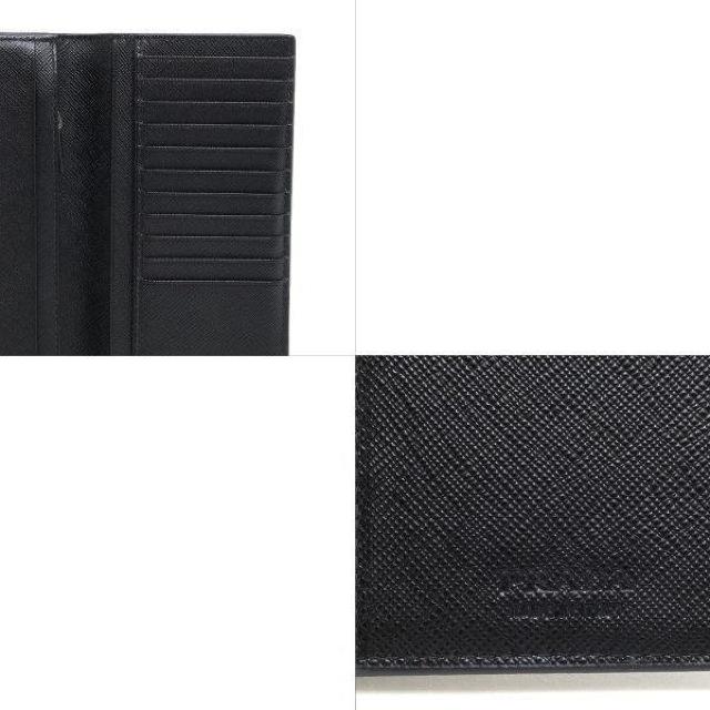 ◆ 本物 新品同様 ◆ PRADA プラダ 2つ折り長財布 小銭入れ付き レザー ブラック 黒 Gカード 箱 人気 2MV836 < ブランド  ◆ 本物 新品同様 ◆ PRADA プラダ 2つ折り長財布 小銭入れ付き レザー ブラック 黒 Gカード 箱 人気 2MV836 < ブランドの
