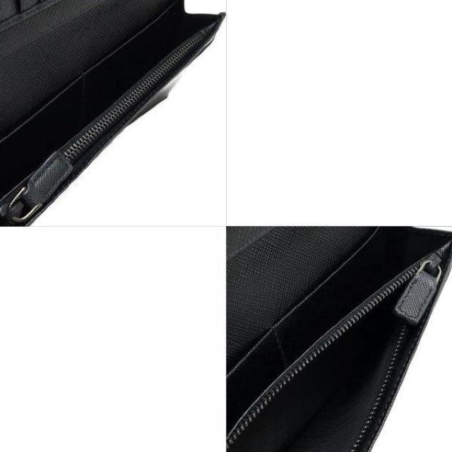 ◆ 本物 新品同様 ◆ PRADA プラダ 2つ折り長財布 小銭入れ付き レザー ブラック 黒 Gカード 箱 人気 2MV836 < ブランド  ◆ 本物 新品同様 ◆ PRADA プラダ 2つ折り長財布 小銭入れ付き レザー ブラック 黒 Gカード 箱 人気 2MV836 < ブランドの