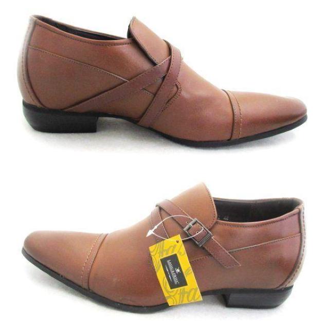 1円~C459新品LASSU&FRISSダブルストラップ/シークレットシューズ24.5aLBR♂ < 男性ファッション 1円~C459新品LASSU&FRISSダブルストラップ/シークレットシューズ24.5aLBR♂ < 男性ファッションの