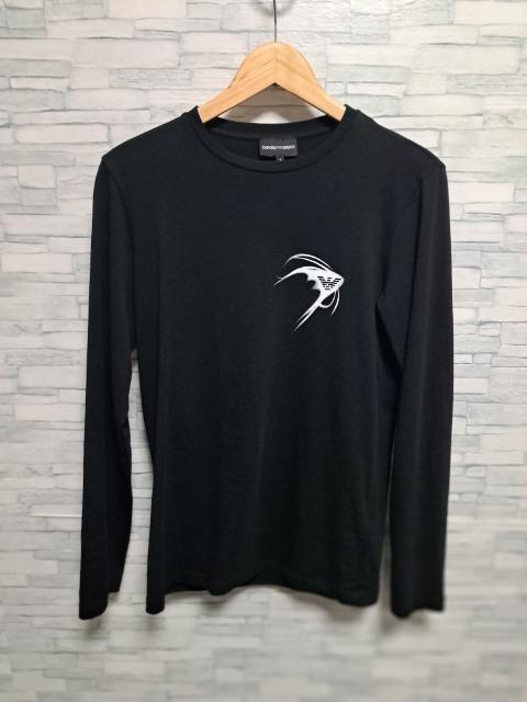 ☆EMPORIO ARMANI エンポリオ アルマーニ ロゴ イーグル 長袖Tシャツ ロンT/メンズ/S☆新作モデル < ブランド ☆EMPORIO ARMANI エンポリオ アルマーニ ロゴ イーグル 長袖Tシャツ ロンT/メンズ/S☆新作モデル < ブランドの