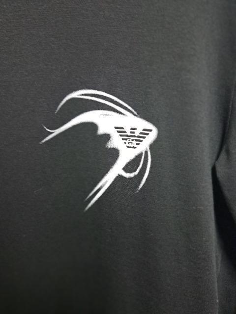 ☆EMPORIO ARMANI エンポリオ アルマーニ ロゴ イーグル 長袖Tシャツ ロンT/メンズ/S☆新作モデル < ブランド ☆EMPORIO ARMANI エンポリオ アルマーニ ロゴ イーグル 長袖Tシャツ ロンT/メンズ/S☆新作モデル < ブランドの
