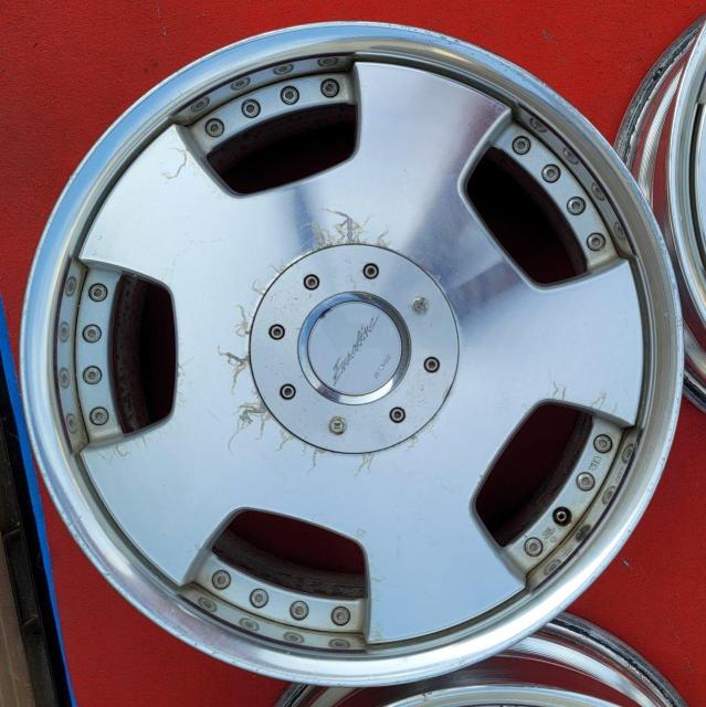 日本製。WORK ユーロライン 18インチ×7.5J +45 PCD114.3 4穴/5穴(マルチ)ホイールのみ4本セット。アルフ < 自動車/バイク 日本製。WORK ユーロライン 18インチ×7.5J +45 PCD114.3 4穴/5穴(マルチ)ホイールのみ4本セット。アルフ < 自動車/バイク