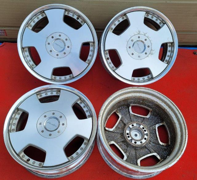 日本製。WORK ユーロライン 18インチ×7.5J +45 PCD114.3 4穴/5穴(マルチ)ホイールのみ4本セット。アルフ < 自動車/バイク 日本製。WORK ユーロライン 18インチ×7.5J +45 PCD114.3 4穴/5穴(マルチ)ホイールのみ4本セット。アルフ < 自動車/バイク