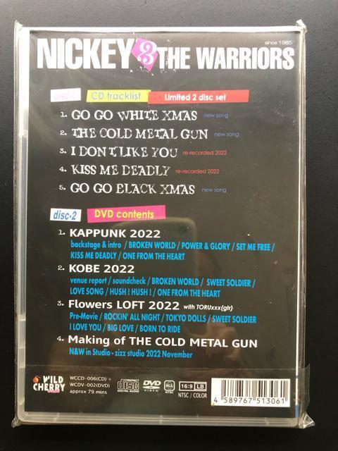 NICKEY&THEWARRIORS/THE COLD METAL GUN 〈Limited 2disc set〉 < CD/DVD/ビデオ NICKEY&THEWARRIORS/THE COLD METAL GUN 〈Limited 2disc set〉 < CD/DVD/ビデオの