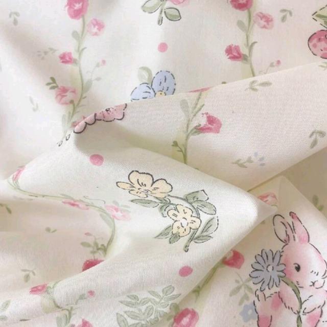 ☆シングル布団カバー☆4点セット ストロベリー×ラビット柄 グリーン系 < インテリア/ライフ ☆シングル布団カバー☆4点セット ストロベリー×ラビット柄 グリーン系 < インテリア/ライフの