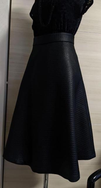 BANANA REPUBLIC/�o�i�i���p�u���b�N/�o�i���p/�����O�X�J�[�g/�����O�t���A�X�J�[�g/�H���T�C�Y/0/�u���b�N/�� �� �u�����h�� 