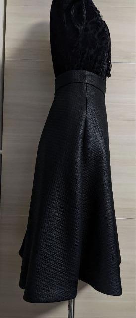 BANANA REPUBLIC/�o�i�i���p�u���b�N/�o�i���p/�����O�X�J�[�g/�����O�t���A�X�J�[�g/�H���T�C�Y/0/�u���b�N/�� �� �u�����h�� 