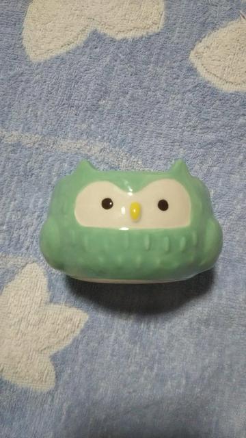 ふくろうのお皿 小物入れ ミントグリーン < インテリア/ライフ ふくろうのお皿 小物入れ ミントグリーン < インテリア/ライフの