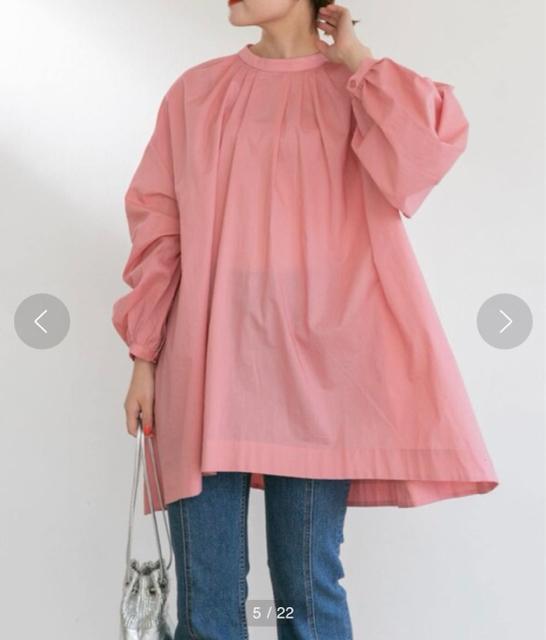 ◆美品◆アーバンリサーチ◆大きいサイズ感◆コットンブラウスチュニック◆ピンク◆F < ブランド ◆美品◆アーバンリサーチ◆大きいサイズ感◆コットンブラウスチュニック◆ピンク◆F < ブランドの