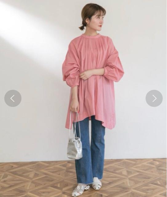 ◆美品◆アーバンリサーチ◆大きいサイズ感◆コットンブラウスチュニック◆ピンク◆F < ブランド ◆美品◆アーバンリサーチ◆大きいサイズ感◆コットンブラウスチュニック◆ピンク◆F < ブランドの