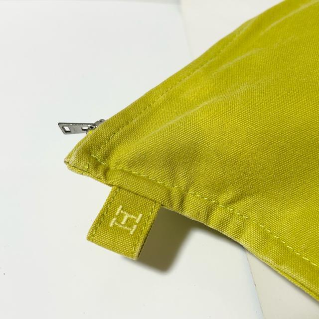 HERMES エルメス ボラボラ キャンバス GM ポーチ イエロー < ブランド HERMES エルメス ボラボラ キャンバス GM ポーチ イエロー < ブランドの