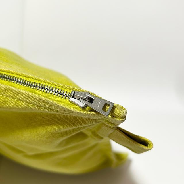 HERMES エルメス ボラボラ キャンバス GM ポーチ イエロー < ブランド HERMES エルメス ボラボラ キャンバス GM ポーチ イエロー < ブランドの